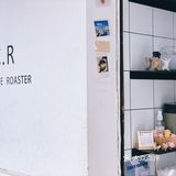 外滩附近的蓝色拿铁P.C.R ☕️