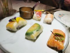 漫步花开彩虹卷-蜜桃花开·中西融合菜E&W(南长街店)
