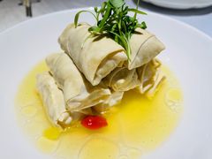 鸡汁荠菜百叶包-玫瑰厅上海菜(兴国路店)