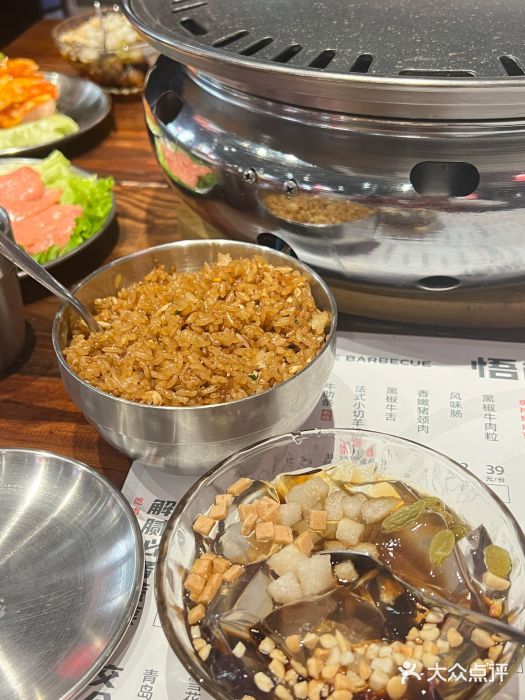 悟能八戒烤肉自助(秦隆步行街店)现拌五花肉图片