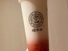 草莓乳酸钙奶-娃哈哈·奶茶(武林店)