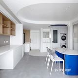 克莱因蓝下的流线型音乐之家 - 蓝境 