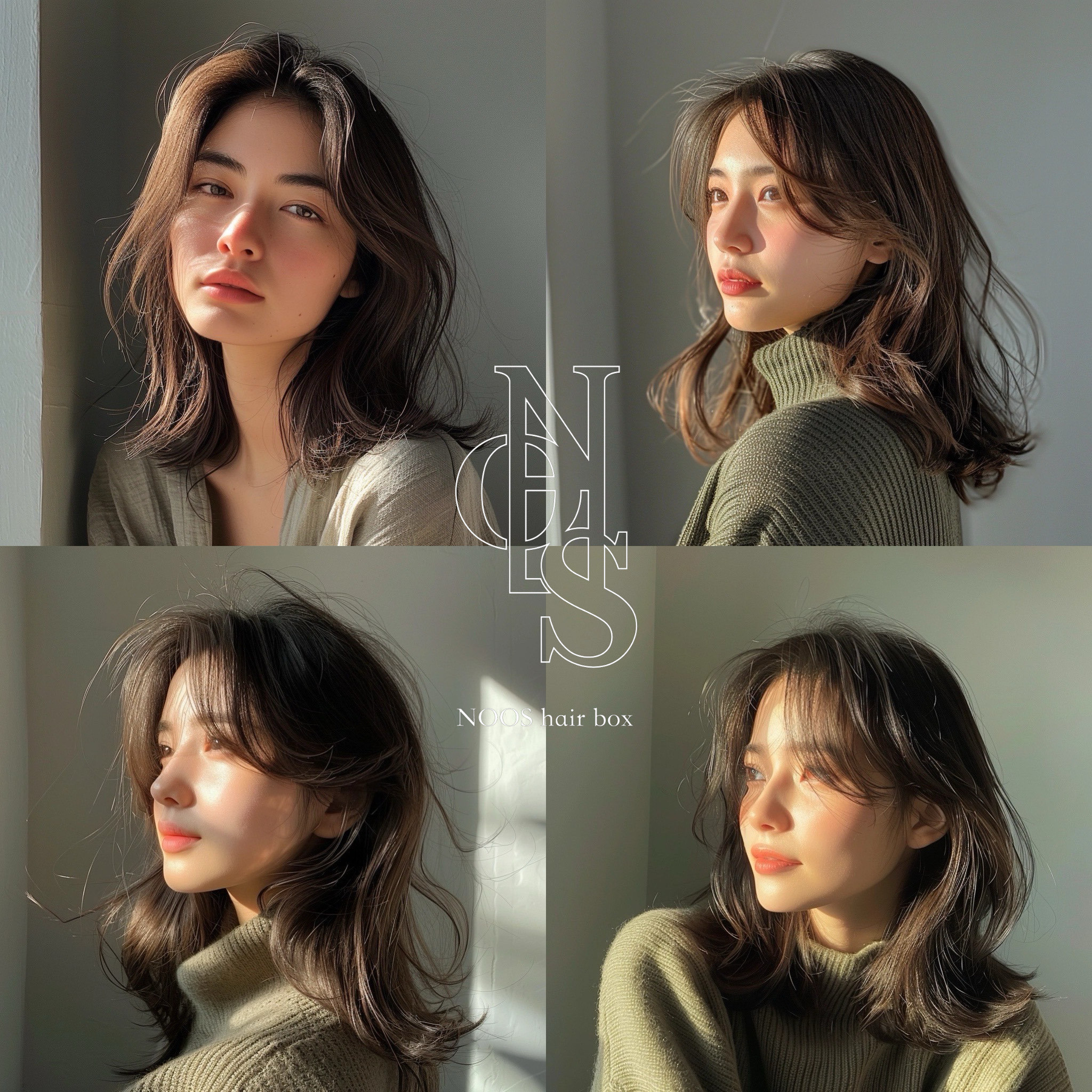 日系女生中长发发型合集5