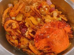 香辣蟹炒菜-秦记香辣蟹(松榆里店)