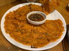 泡菜饼-喇喇排骨火锅·传统韩式脊骨汤(望京西园总店)