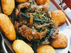 海杂鱼玉米饼-祝家饺子馆