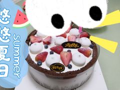 -皇冠幸福里动物奶油生日蛋糕(龙阳村地铁站店)