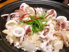 白灼东山小管绣球菌-临家闽南菜(大唐店)