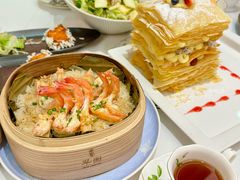 金蒜糯米蒸海生虾-翠园(广州太古汇店)
