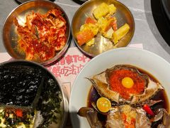 -草家酱蟹炭火烤肉店(珲春南路一店)