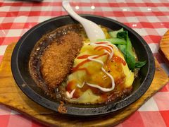 鸡排饭-北方工业大学学生餐厅