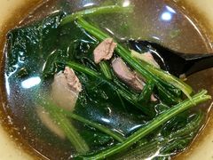 菠菜猪肝汤-圆宝台湾小吃(迎津街店)