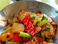 干锅土豆片-何猫特色黄焖羊肉