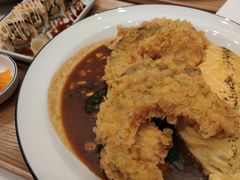 炸玉米片南瓜咖喱蛋包饭-池奈·咖喱蛋包饭(熙地港店)