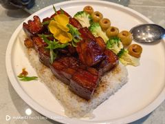 -海派美食·家宴海鲜青岛菜·石锅鲽鱼头(东方城店)