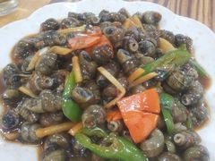 紫苏酸笋炒田螺-南记食粥坊·宵夜大排档(莲花总店)