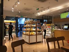 面包甜点陈列柜-一鸣真鲜奶吧(温州南站店)