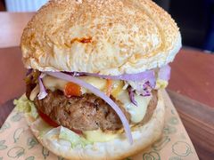 超厚芝士牛肉汉堡-魏斯理汉堡(西安沣东吾悦店)