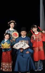 -后宫·古装汉服京剧儿童亲子全家福摄影