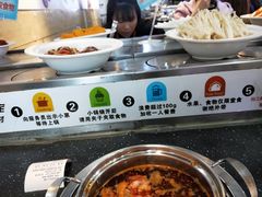 自助调料区-咕叽咕叽自助烤肉小火锅(西城广场购物中心店)