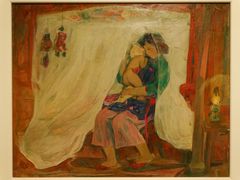 宋贤珍·油画《油灯》-上海油画雕塑院