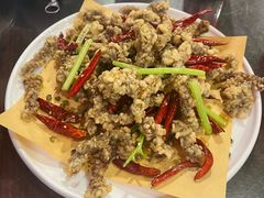 香辣牛肉-洪沟崖张记炒鸡店(聚才路店)