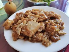 锅塌豆腐-北京龙庆四季香农家饭庄·灶台鱼·碳烤虹鳟鱼(龙庆峡店)