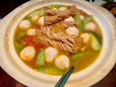 丝瓜鱼丸炖馓子-永安鱼庄·镇江菜(东吴路店)