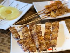 烤牛心管-潮庭·大连海鲜·炭火烧烤·扇贝王(大连店)