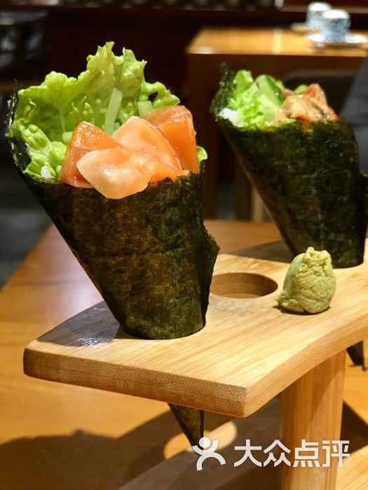 奈良精致和食日本料理(ccpark店)三文鱼手卷图片 - 第802张