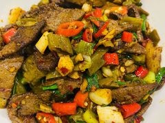 酸辣椒炒猪肝-建辉湖南土菜馆(南大街店)