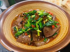 韭菜鸭血-湘肠香火锅店(团结湖店)