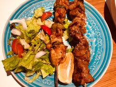 鸡肉串、猪肉串-HELLO MUSAE 拾光缪斯餐厅·纯正希腊风味(苏州中心店)