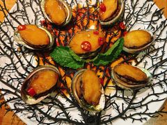 秘制腌鲍鱼-波螺油子·海肠捞饭·青岛菜(银座店)