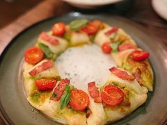 罗勒培根青酱pizza-小食院简餐厅