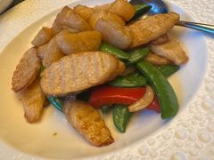 美极山药炒玉带-新天世纪中餐厅