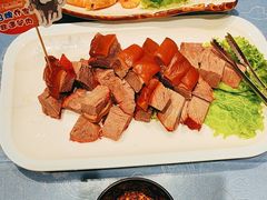 -乔家小院•非遗驴肉•本地小海鲜(滨河路店)