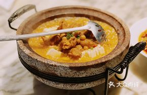 Stoneware Sichuan Tofu and Pork Intestine