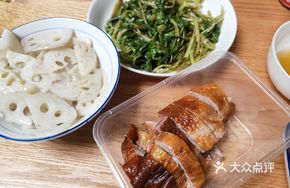Charcoal Grilled Peking Duck and Braised Pork Rice