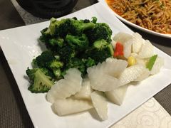 清炒西兰花，清炒山药-江南原著(中联广场店)