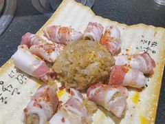 酸菜五花肉卷-金氏韩国城盛金烤肉(东明店)