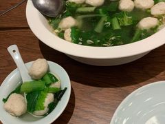 招牌自制手打鱼丸汤-北李妈妈菜·虾爬子大锅贴(贵和店)