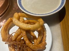 老北京豆汁焦圈-京门老爆三·铜锅涮肉 爆肚(望京店)