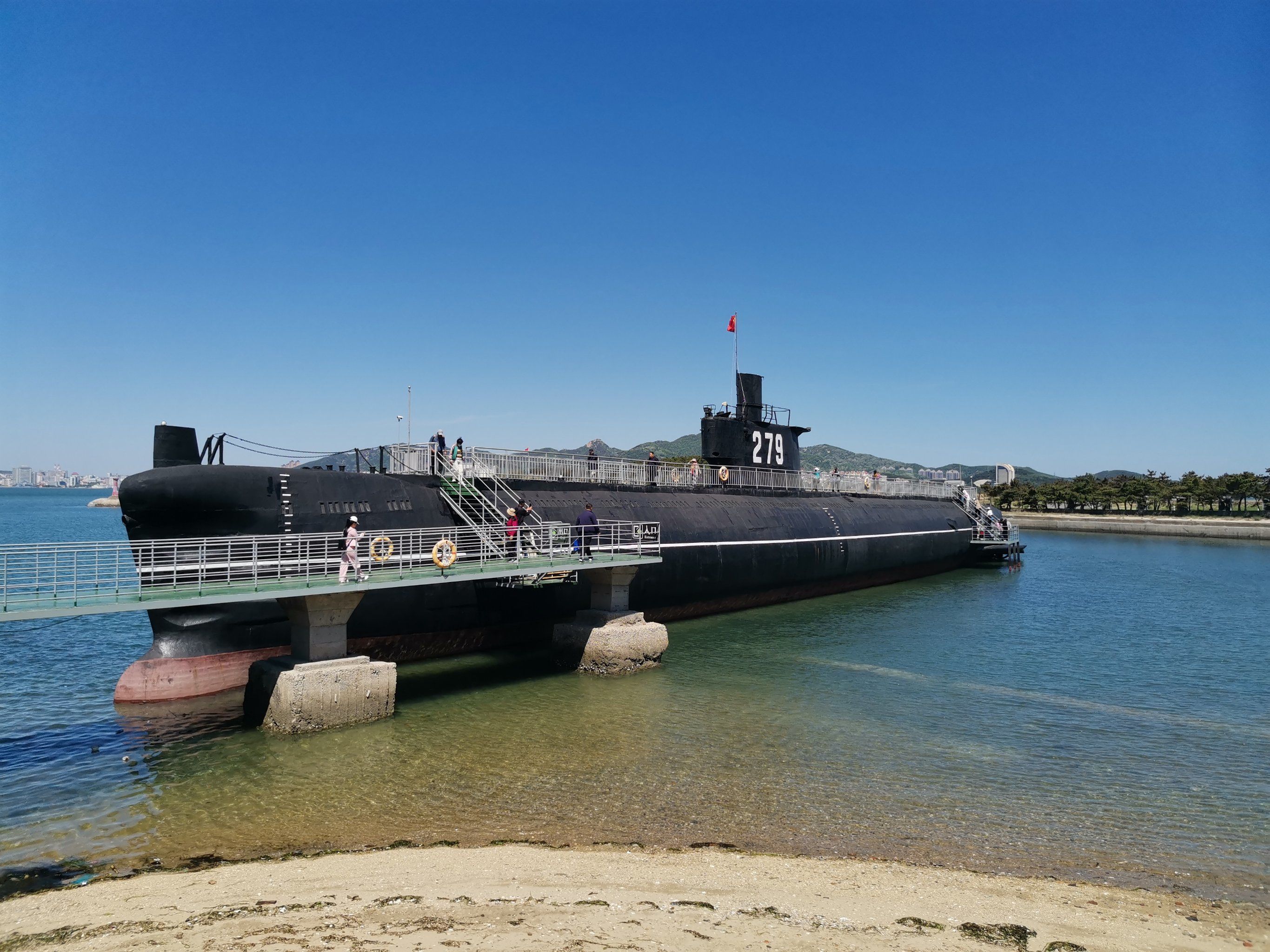威海刘公岛潜艇
