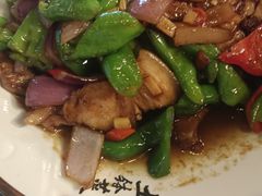青椒回锅肉-美膳居川菜馆油焖大虾烧烤(卓刀泉店)