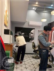 -595barbershop美式油头