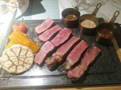 澳洲特拉克拉西冷牛排-蜜桃花开·中西融合菜E&W(南长街店)