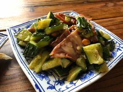 黄瓜拌猪头肉-老门刀削面(小酱坊店)