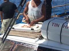 -斐济双桅帆船外岛一日游 浮潜 海钓 Tinhao号