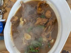 -阿峰饭店·本地土菜馆·农家土鸡煲·一品神仙鸡(报福店)